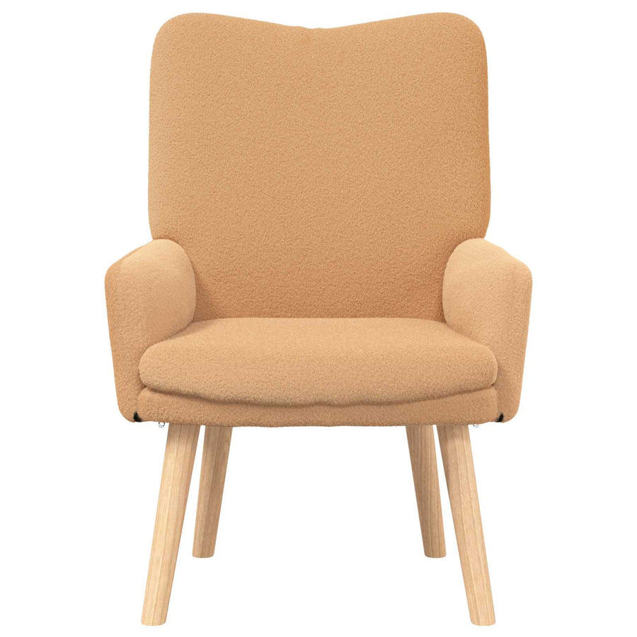 Fauteuil 63 X 67 X 94 Cm Polyester En Multiplex Beige
