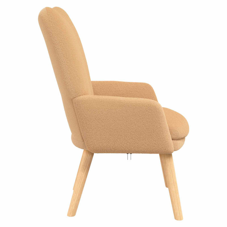 Fauteuil 63 X 67 X 94 Cm Polyester En Multiplex Beige