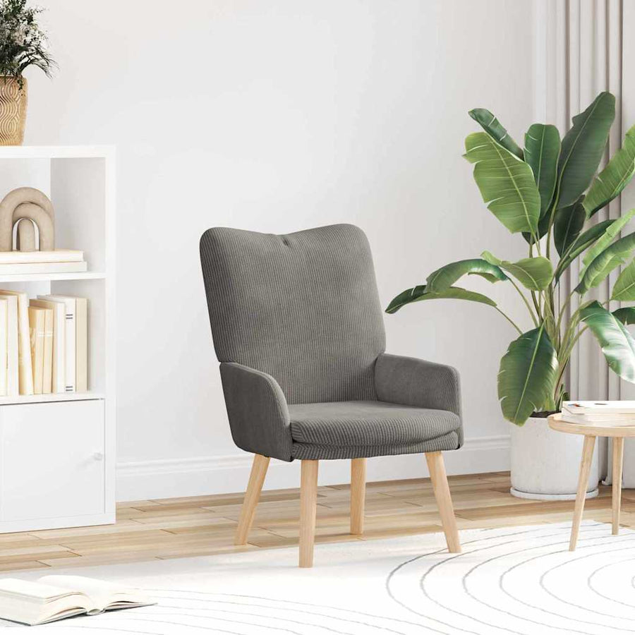 Fauteuil Lichtgrijs 63 x 67 x 94 cm Stof