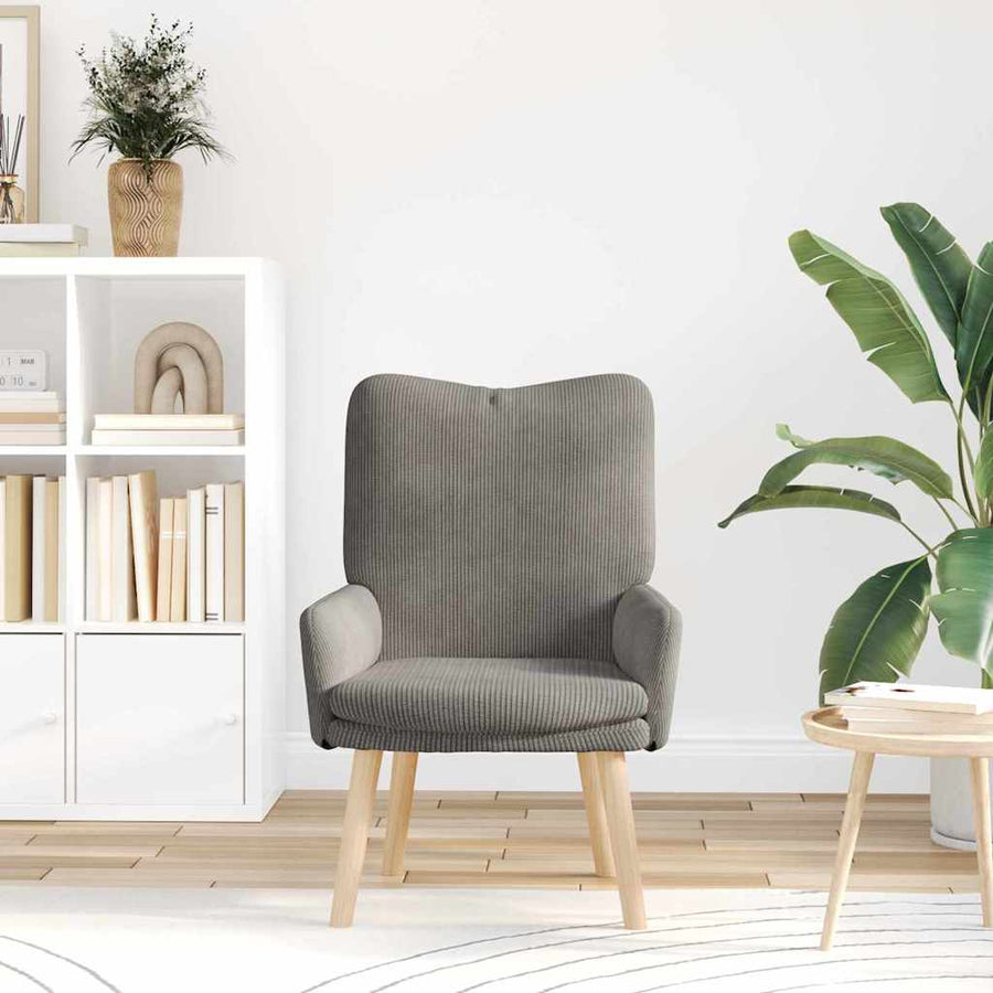 Fauteuil Lichtgrijs 63 x 67 x 94 cm Stof