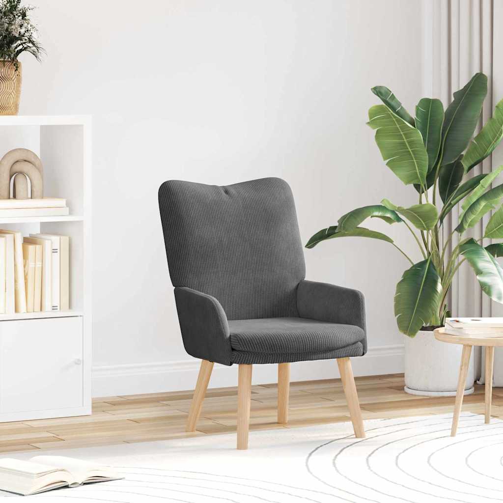 Fauteuil Donkergrijs 63 x 67 x 94 cm Stof