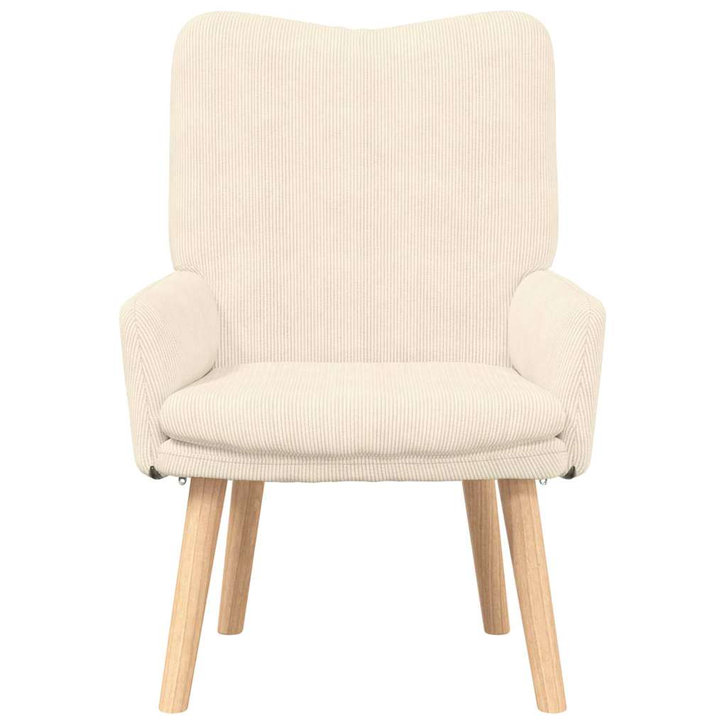 Fauteuil Crème 63 x 67 x 94 cm Stof