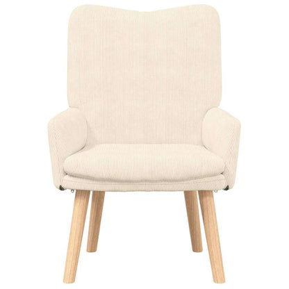 Fauteuil Crème 63 x 67 x 94 cm Stof