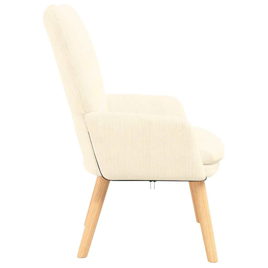 Fauteuil Crème 63 x 67 x 94 cm Stof
