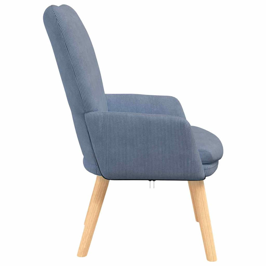 Fauteuil 63 X 67 X 94 Cm Stof Blauw