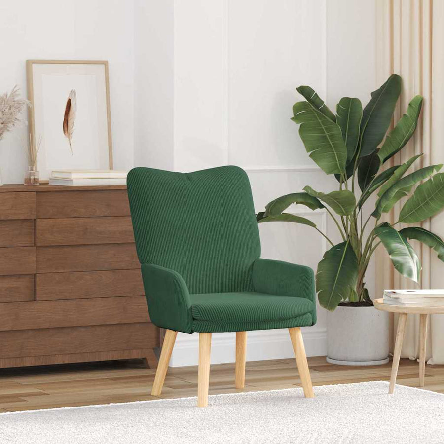 Fauteuil 63 X 67 X 94 Cm Stof Jungle groen