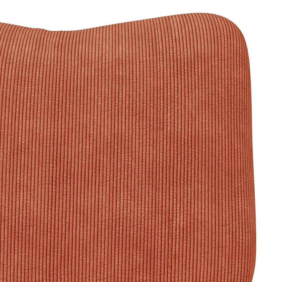 Fauteuil 63 X 67 X 94 Cm Sherpa Stof Rood-oranje