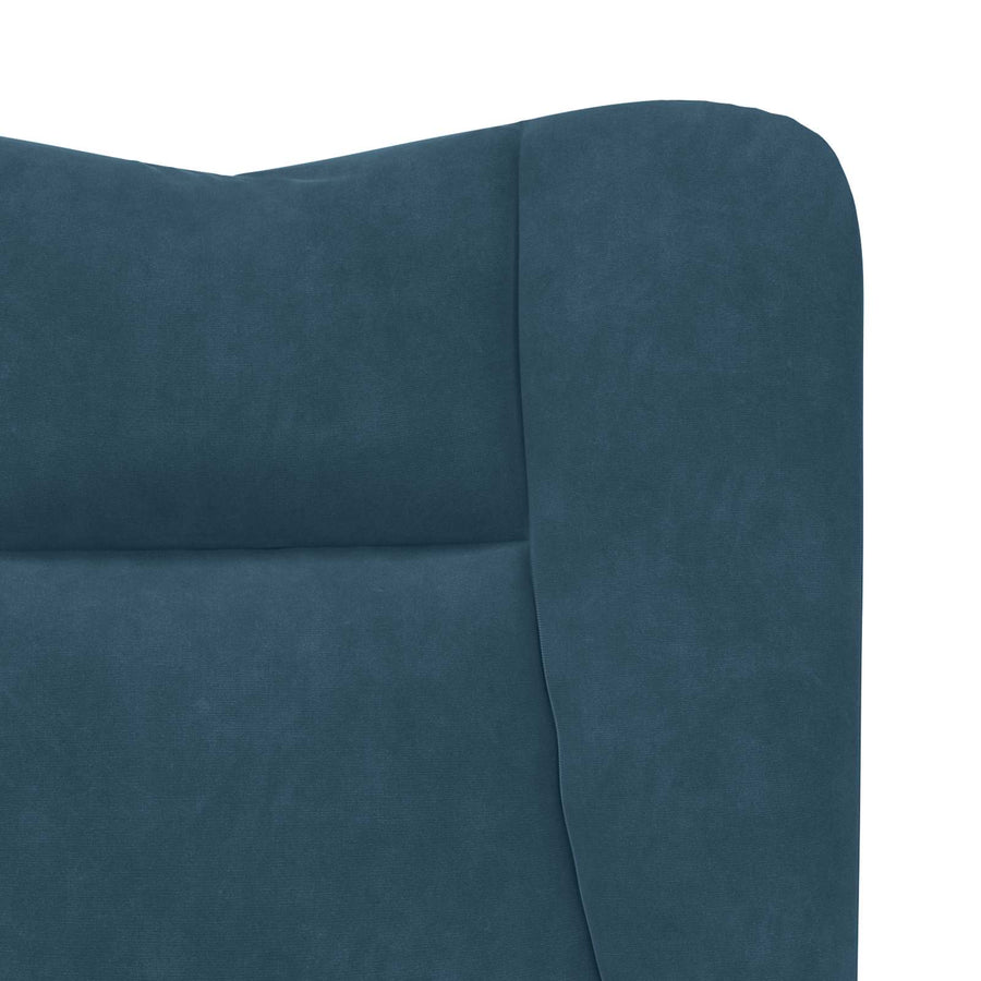 Fauteuil Blauw 63 X 67 X 94 Cm Fluweel