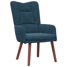Fauteuil Blauw 63 X 67 X 94 Cm Fluweel