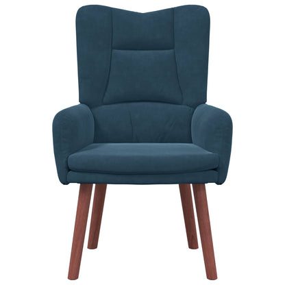 Fauteuil Blauw 63 X 67 X 94 Cm Fluweel