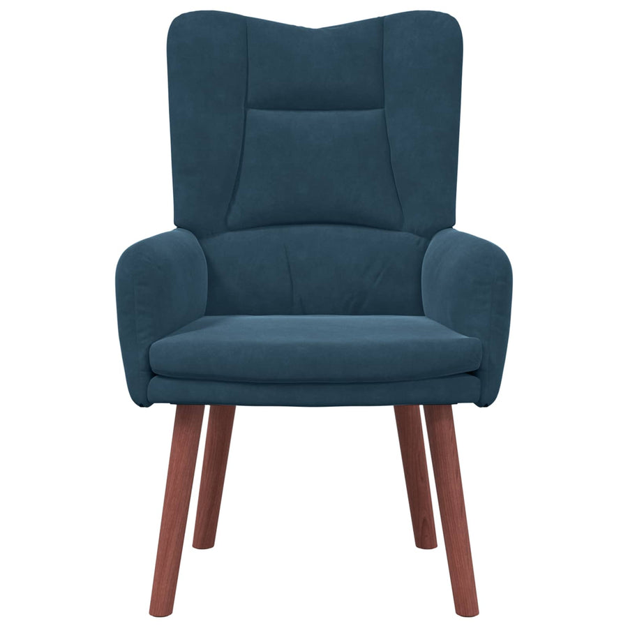 Fauteuil Blauw 63 X 67 X 94 Cm Fluweel