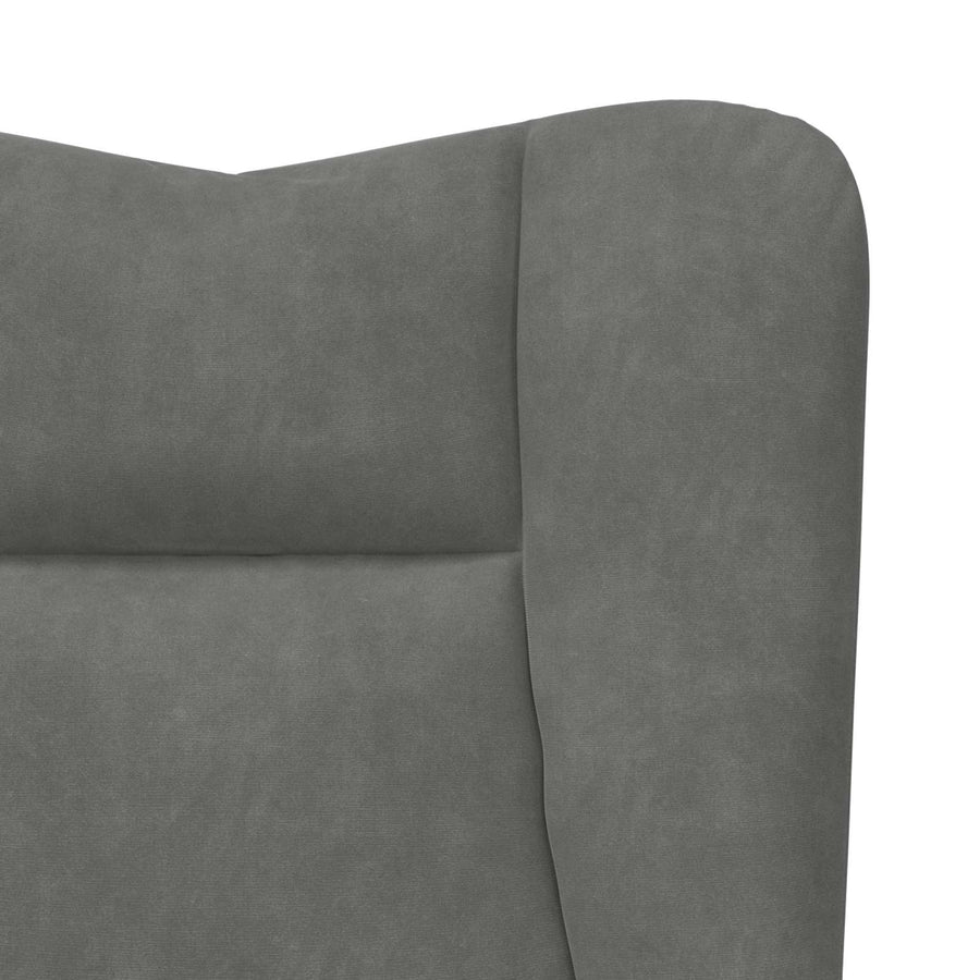 Fauteuil Donkergrijs 63 x 67 x 94 cm Fluweel