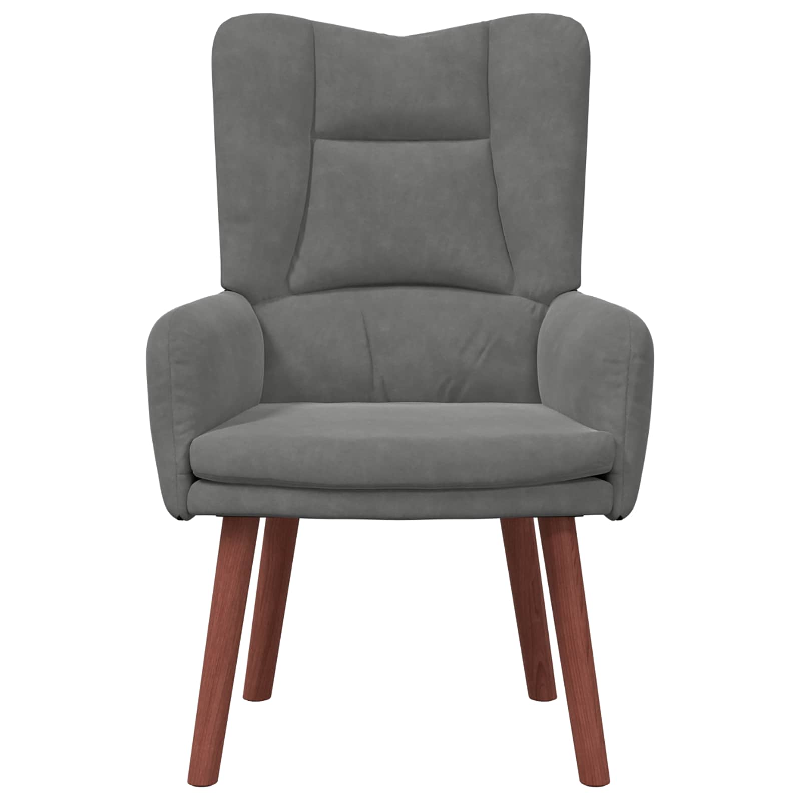 Fauteuil Donkergrijs 63 x 67 x 94 cm Fluweel