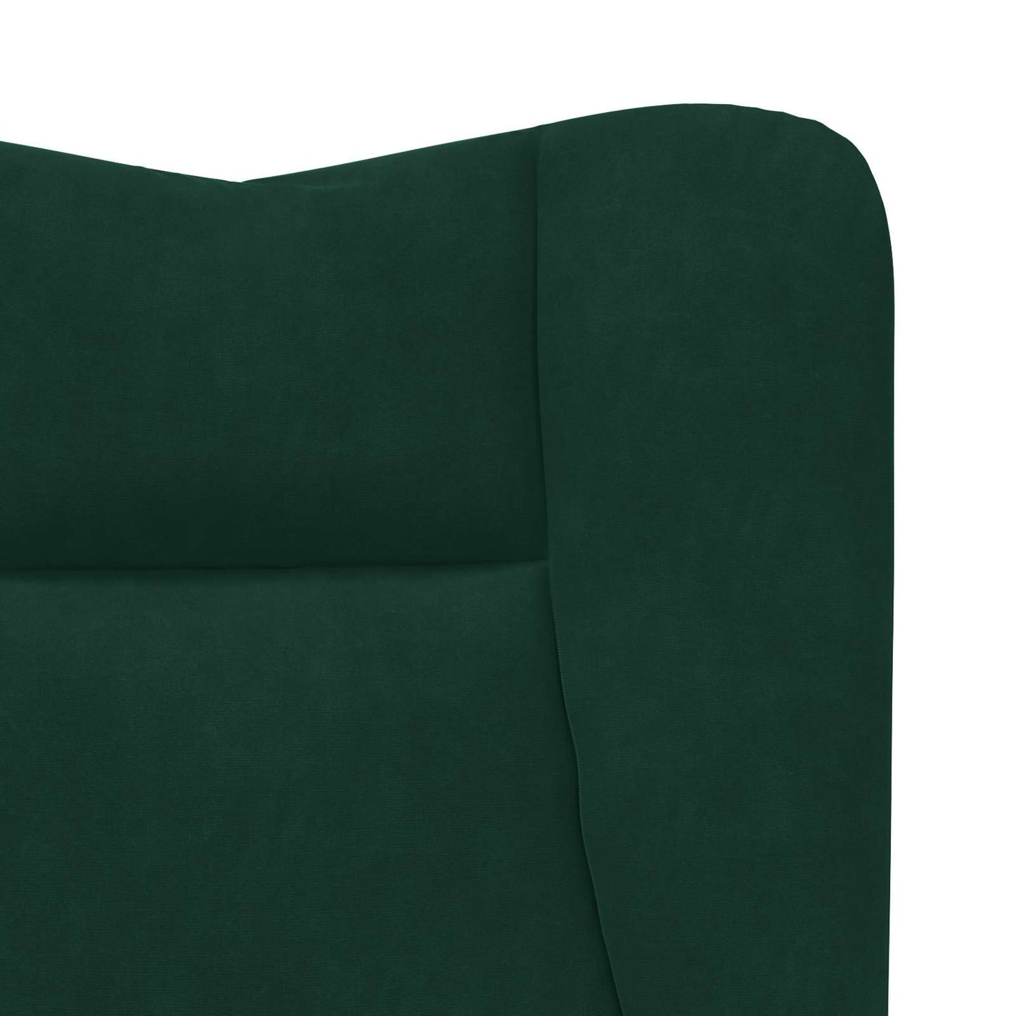 Fauteuil Donkergroen 63 x 67 x 94 cm Fluweel