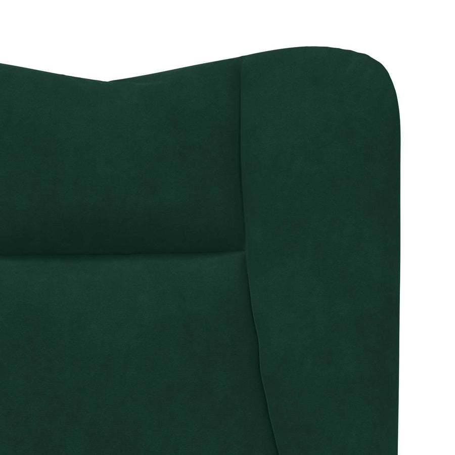 Fauteuil Donkergroen 63 x 67 x 94 cm Fluweel