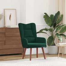 Fauteuil Donkergroen 63 x 67 x 94 cm Fluweel