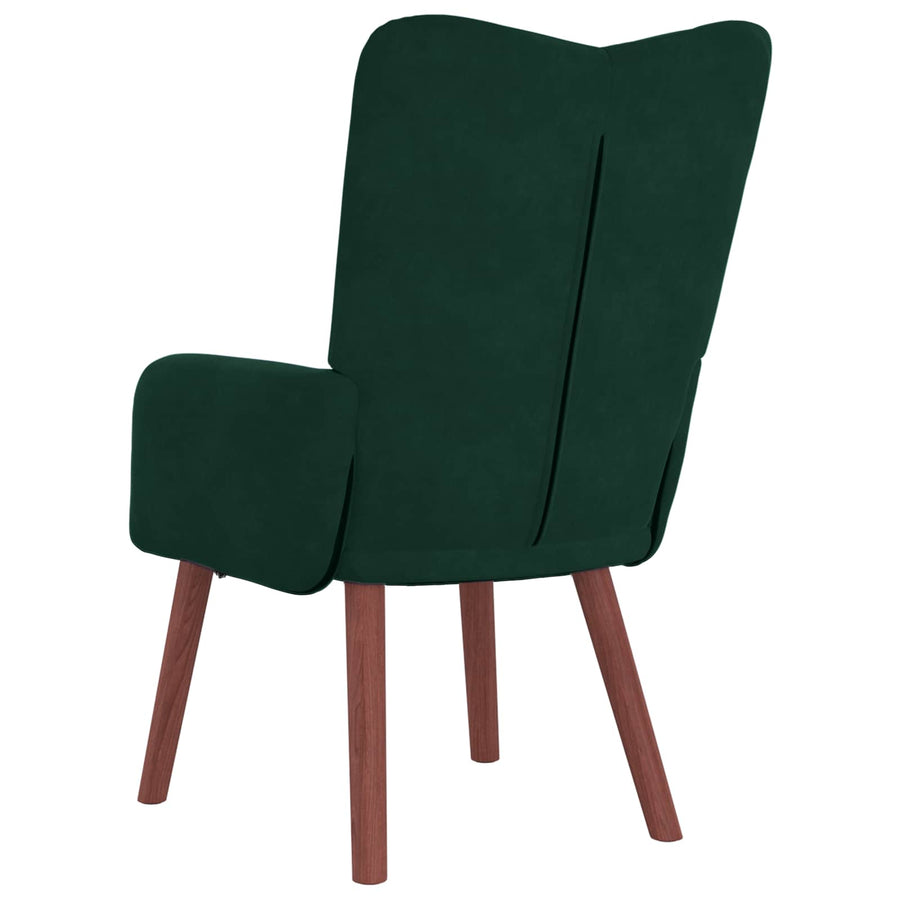 Fauteuil Donkergroen 63 x 67 x 94 cm Fluweel