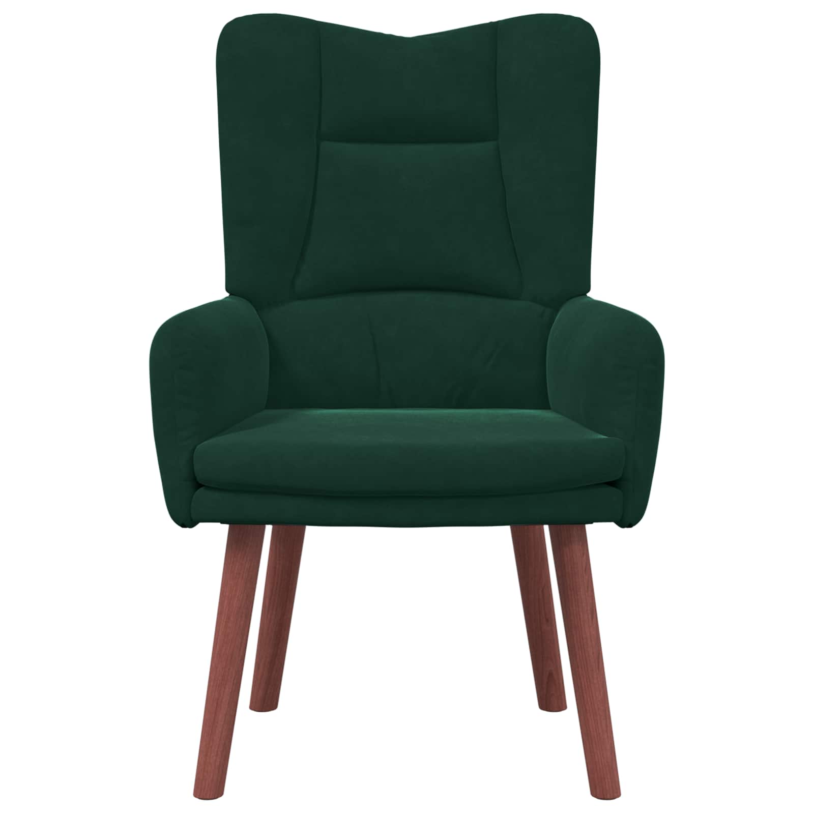 Fauteuil Donkergroen 63 x 67 x 94 cm Fluweel