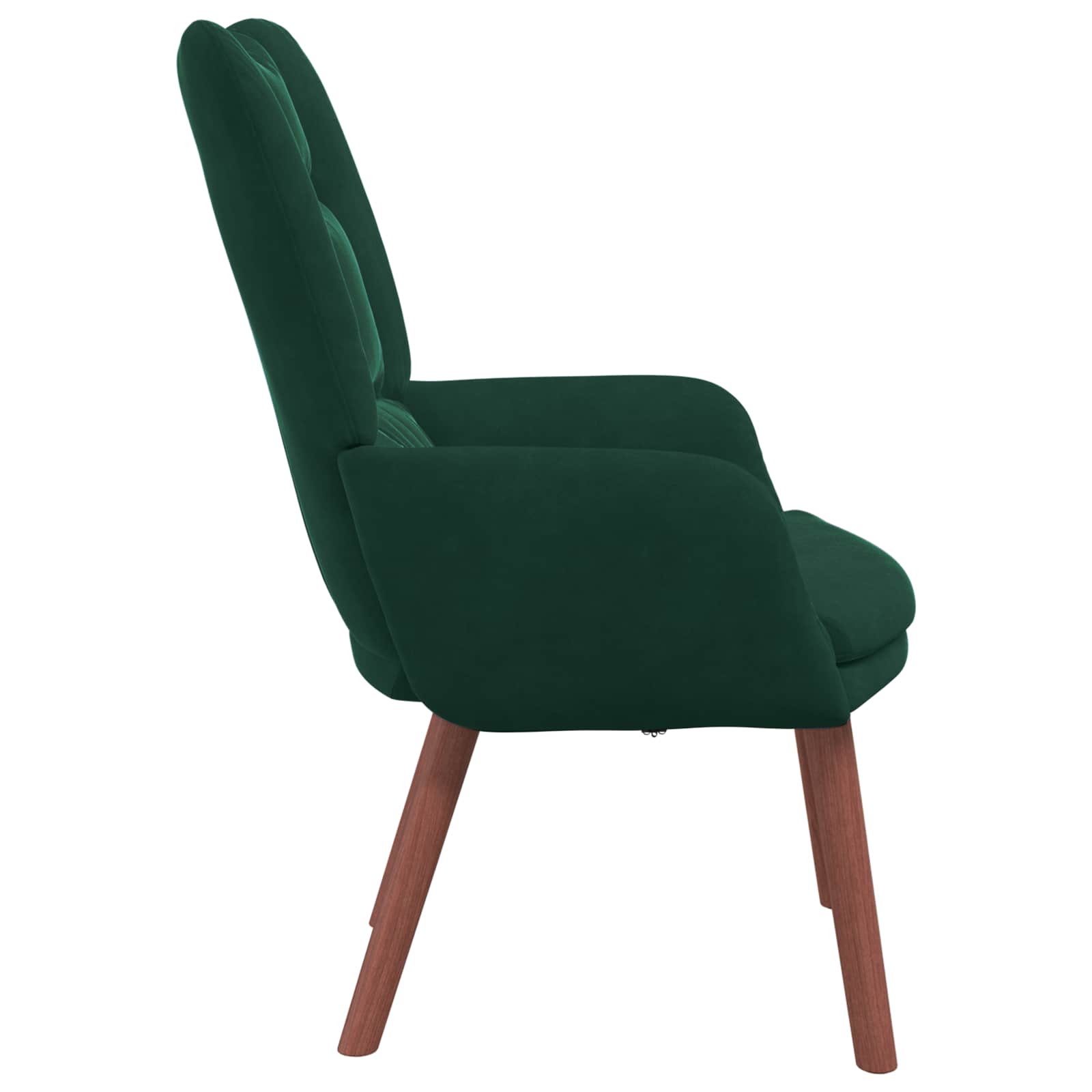 Fauteuil Donkergroen 63 x 67 x 94 cm Fluweel