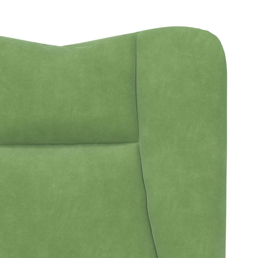 Fauteuil 63 X 67 X 94 Cm Fluweel Lichtgroen