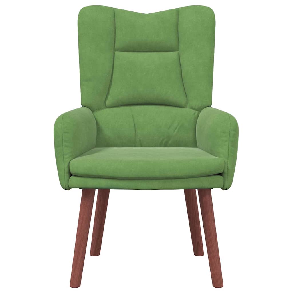 Fauteuil 63 X 67 X 94 Cm Fluweel Lichtgroen