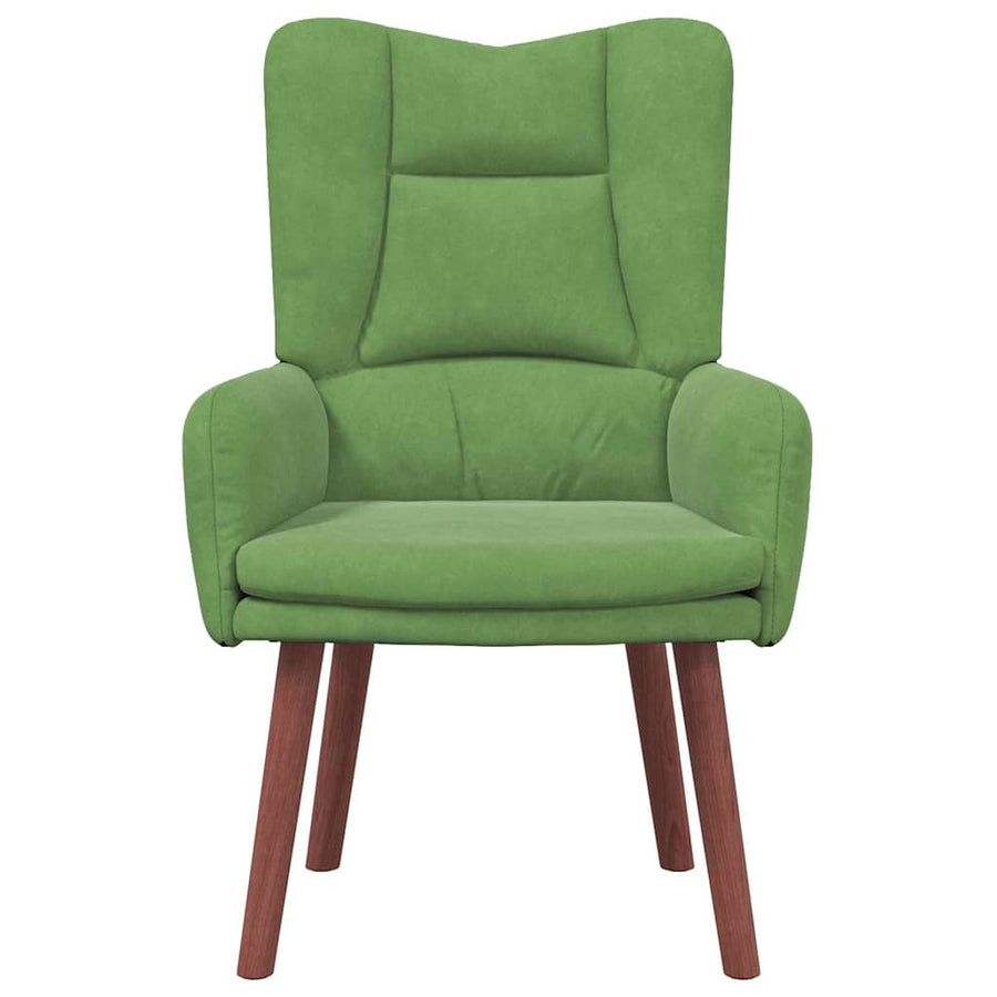 Fauteuil 63 X 67 X 94 Cm Fluweel Lichtgroen