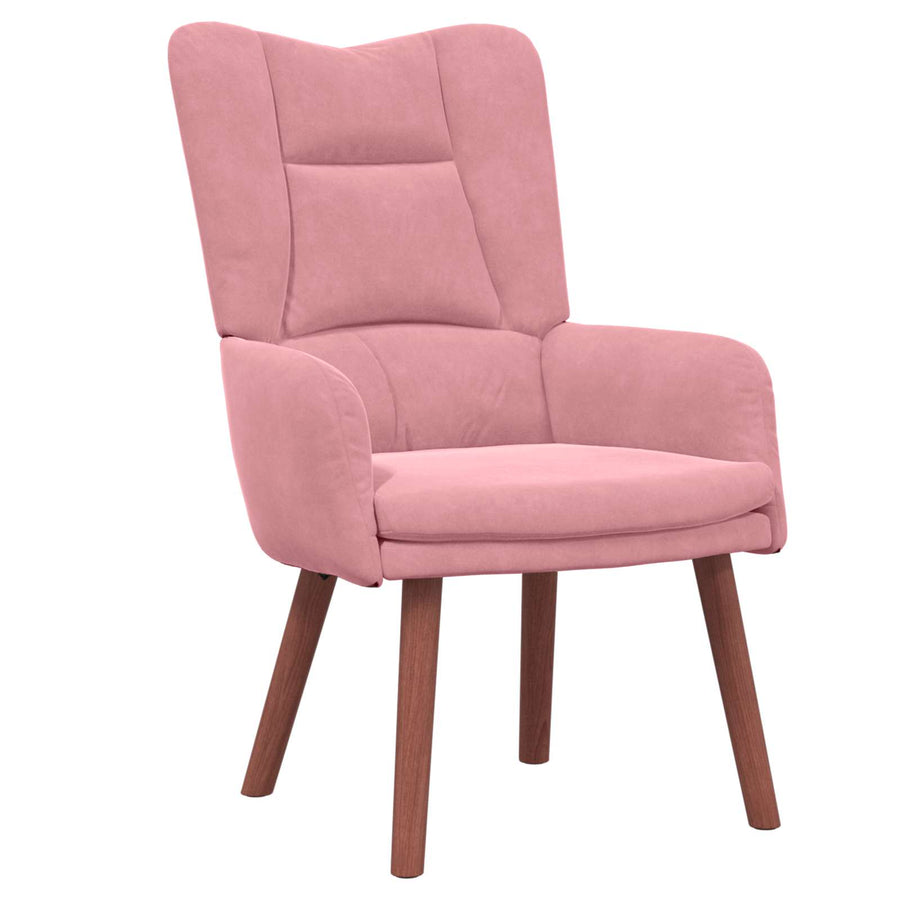 Fauteuil Roze 63 x 67 x 94 cm Fluweel