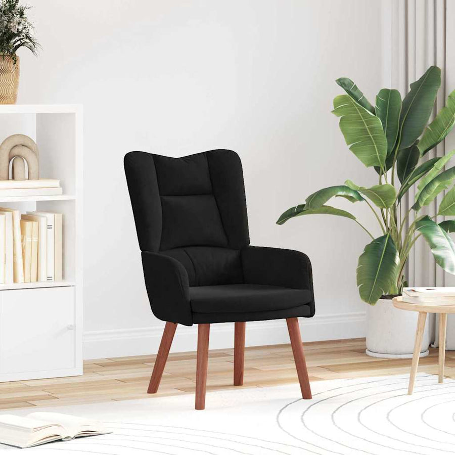 Fauteuil Zwart 63 x 67 x 94 cm Fluweel