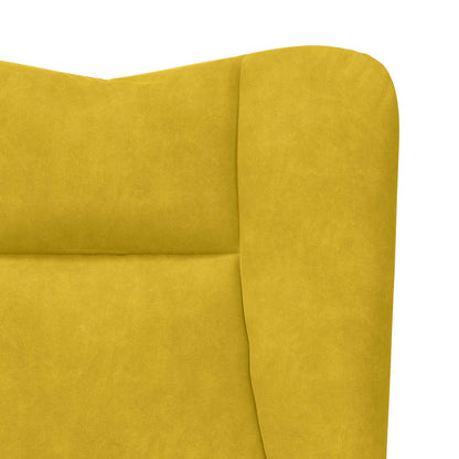 Fauteuil Geel 63 x 67 x 94 cm Fluweel