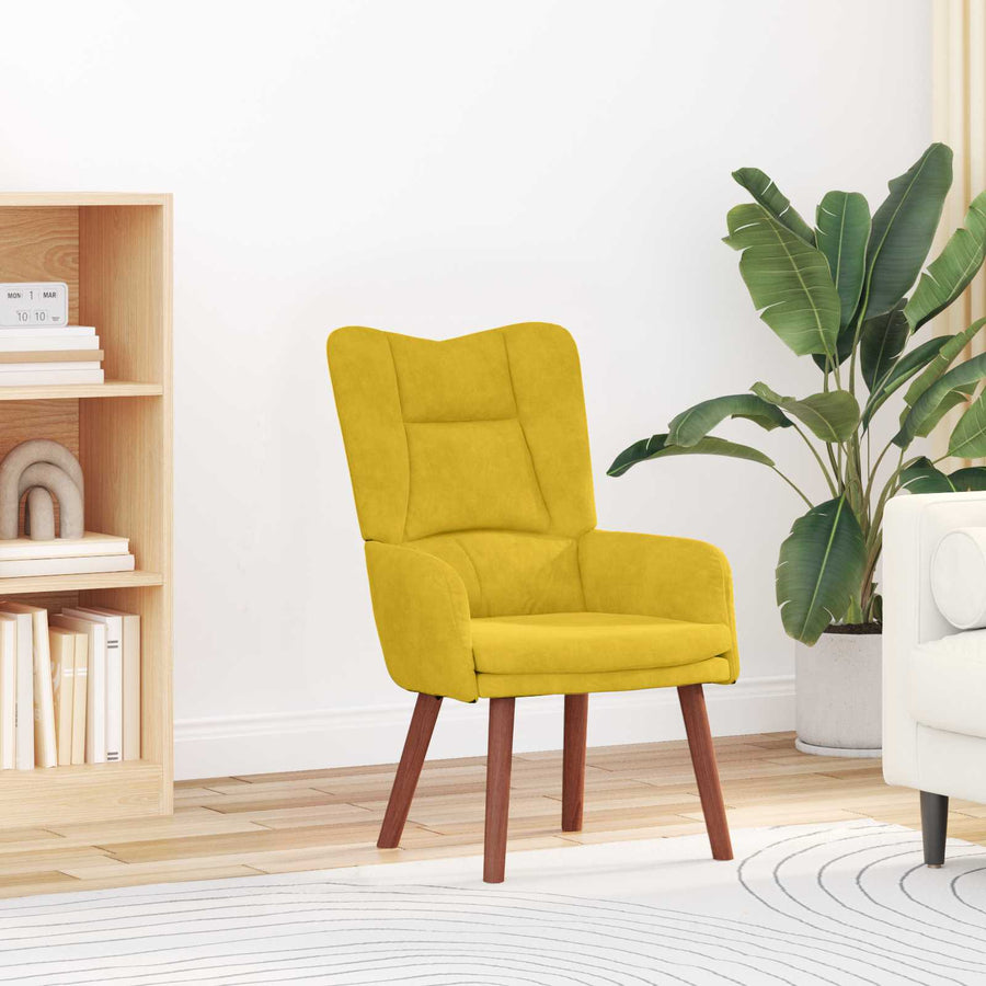Fauteuil Geel 63 x 67 x 94 cm Fluweel