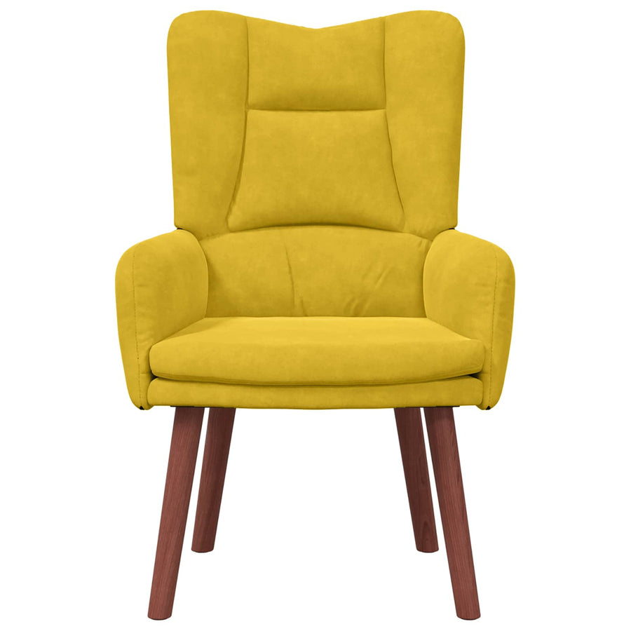 Fauteuil Geel 63 x 67 x 94 cm Fluweel