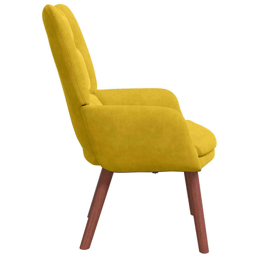 Fauteuil Geel 63 x 67 x 94 cm Fluweel