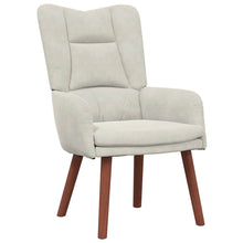 Fauteuil 63 X 67 X 94 Cm Fluweel Crème
