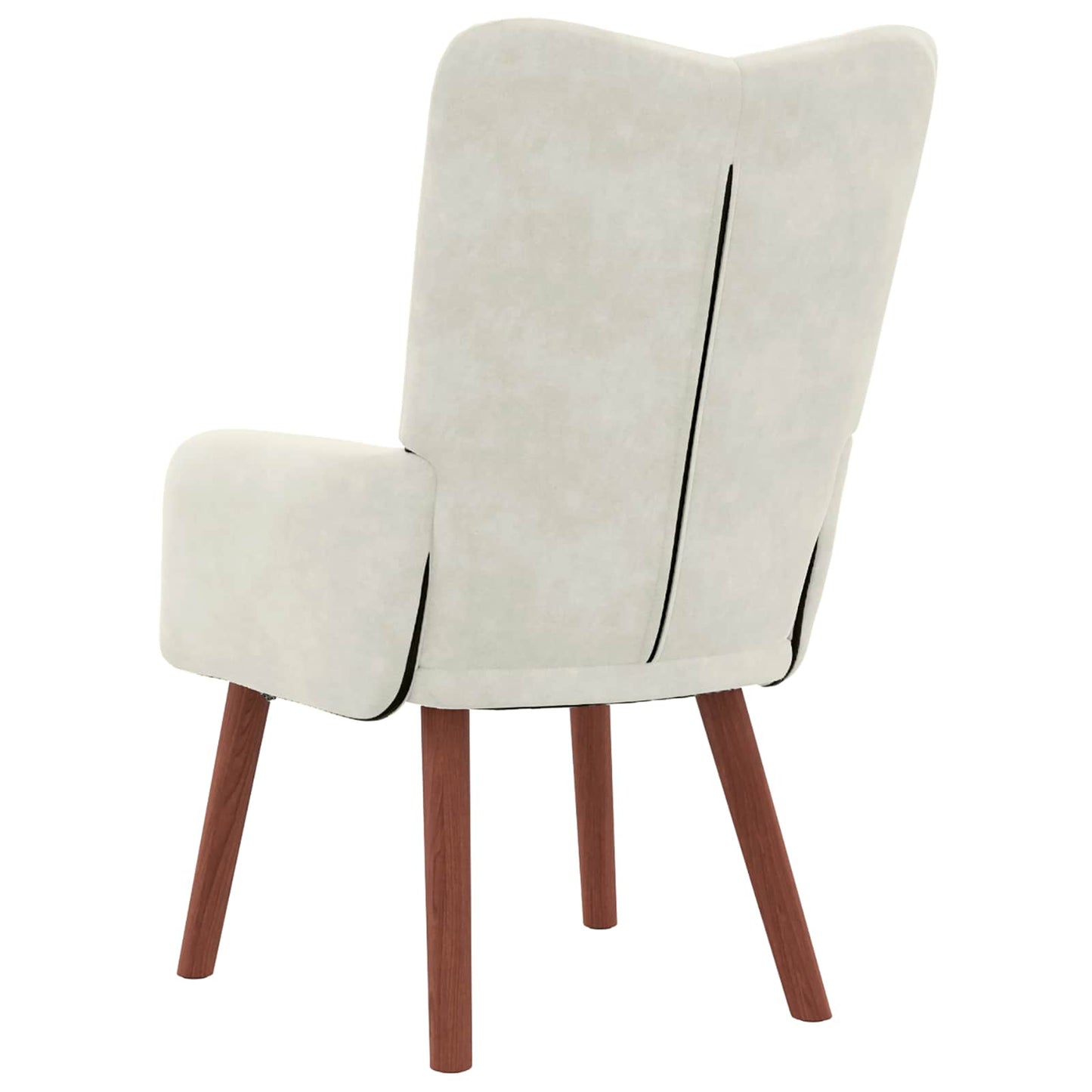 Fauteuil 63 X 67 X 94 Cm Fluweel Crème
