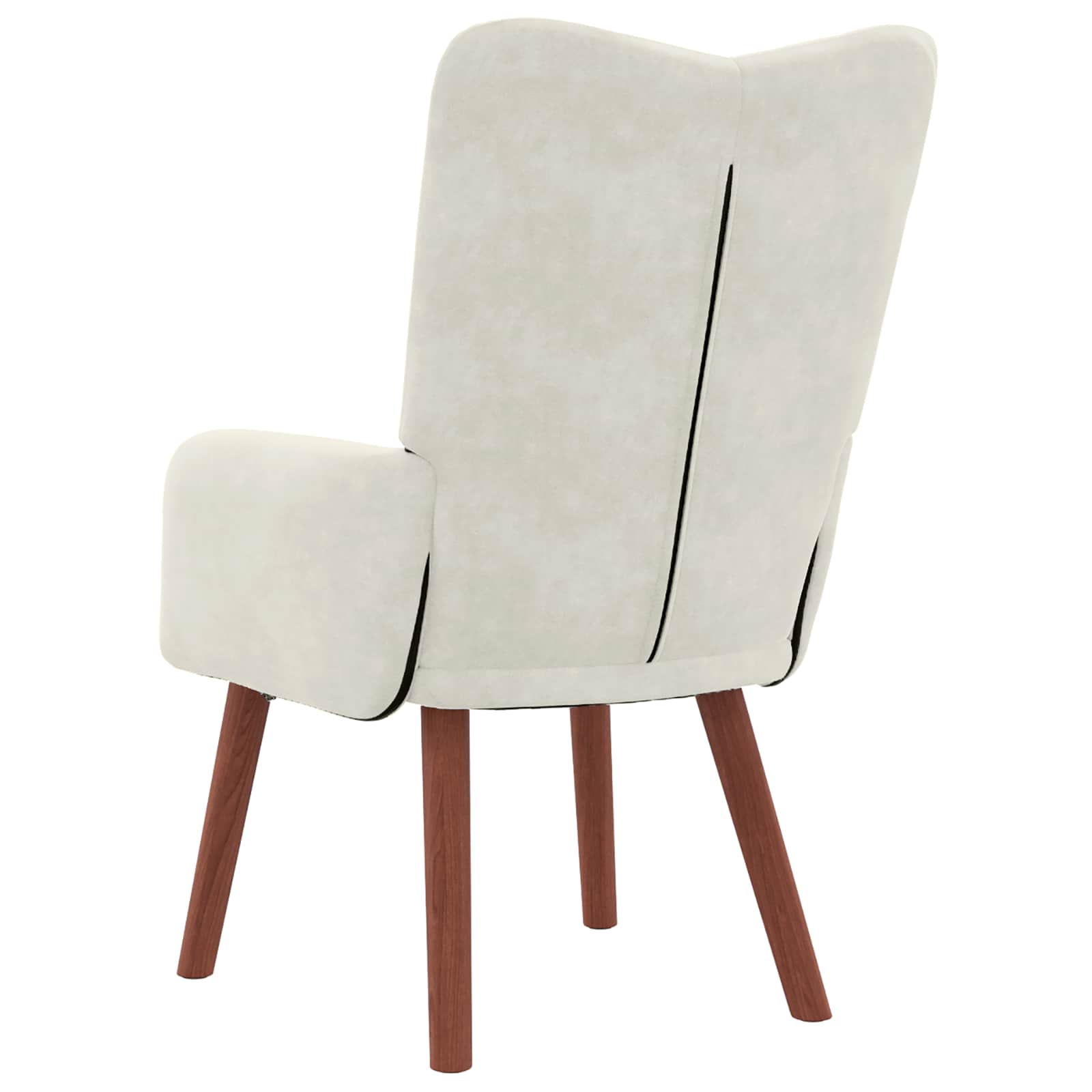 Fauteuil 63 X 67 X 94 Cm Fluweel Crème