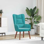 Fauteuil 63x67x94 cm fluweel turquoise