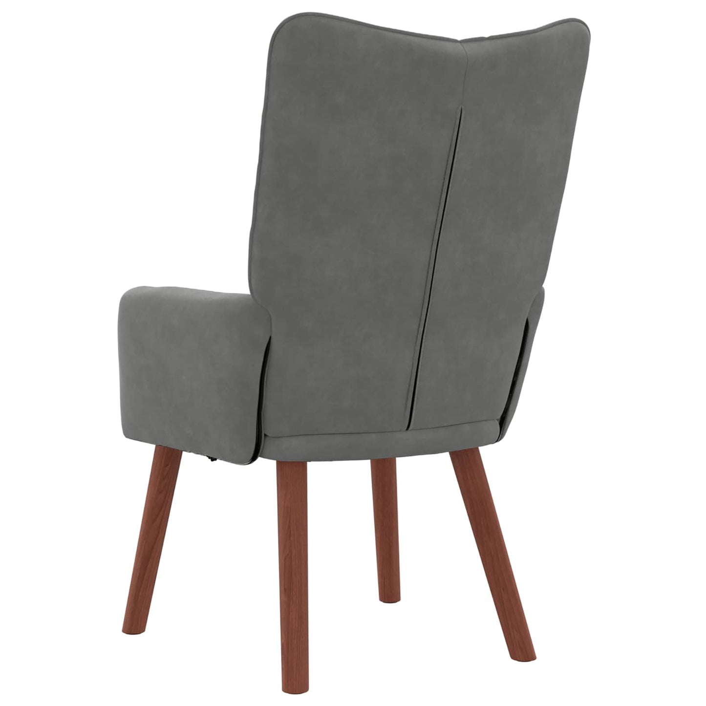 Fauteuil Donkergrijs 63 x 67 x 94 cm Fluweel