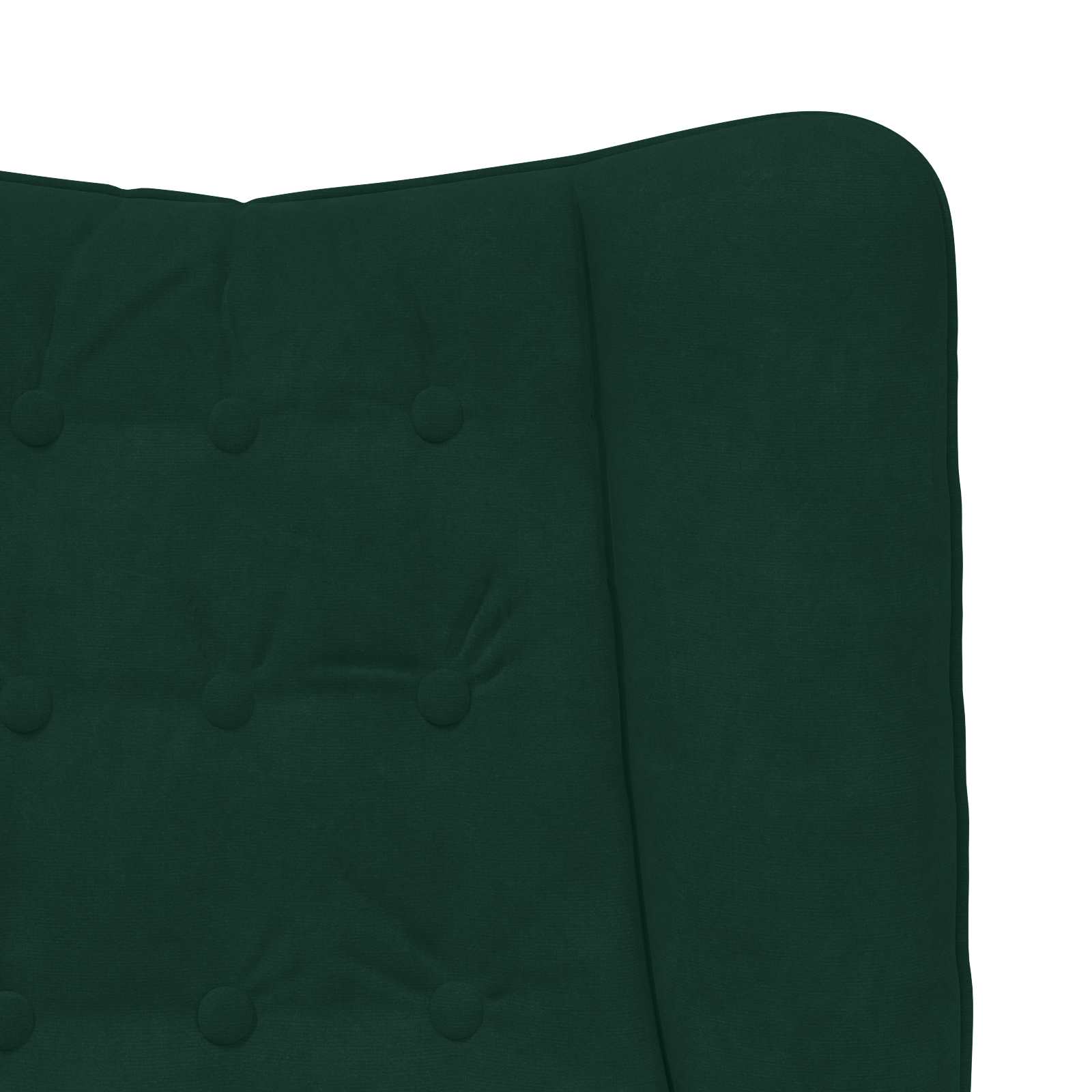 Fauteuil Donkergroen 63 x 67 x 94 cm Fluweel