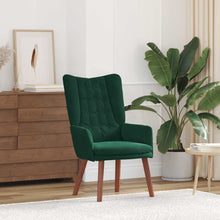 Fauteuil Donkergroen 63 x 67 x 94 cm Fluweel