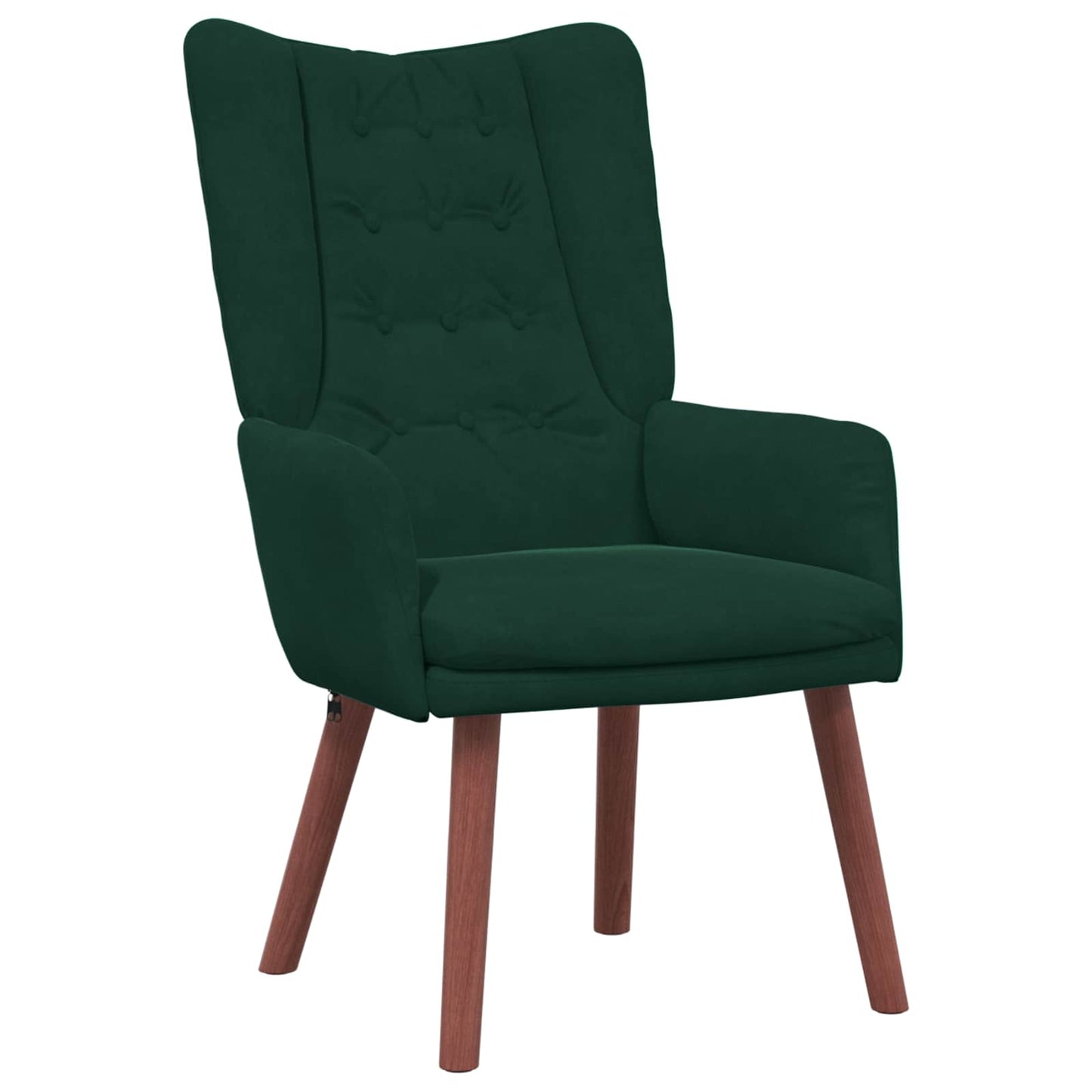 Fauteuil Donkergroen 63 x 67 x 94 cm Fluweel