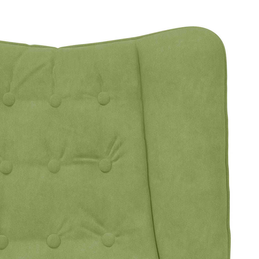Fauteuil 63 X 67 X 94 Cm Fluweel Lichtgroen