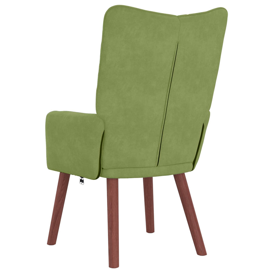 Fauteuil 63 X 67 X 94 Cm Fluweel Lichtgroen