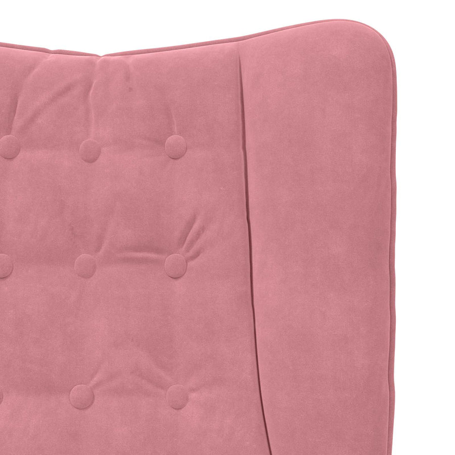 Fauteuil Roze 63 X 67 X 94 Cm Fluweel