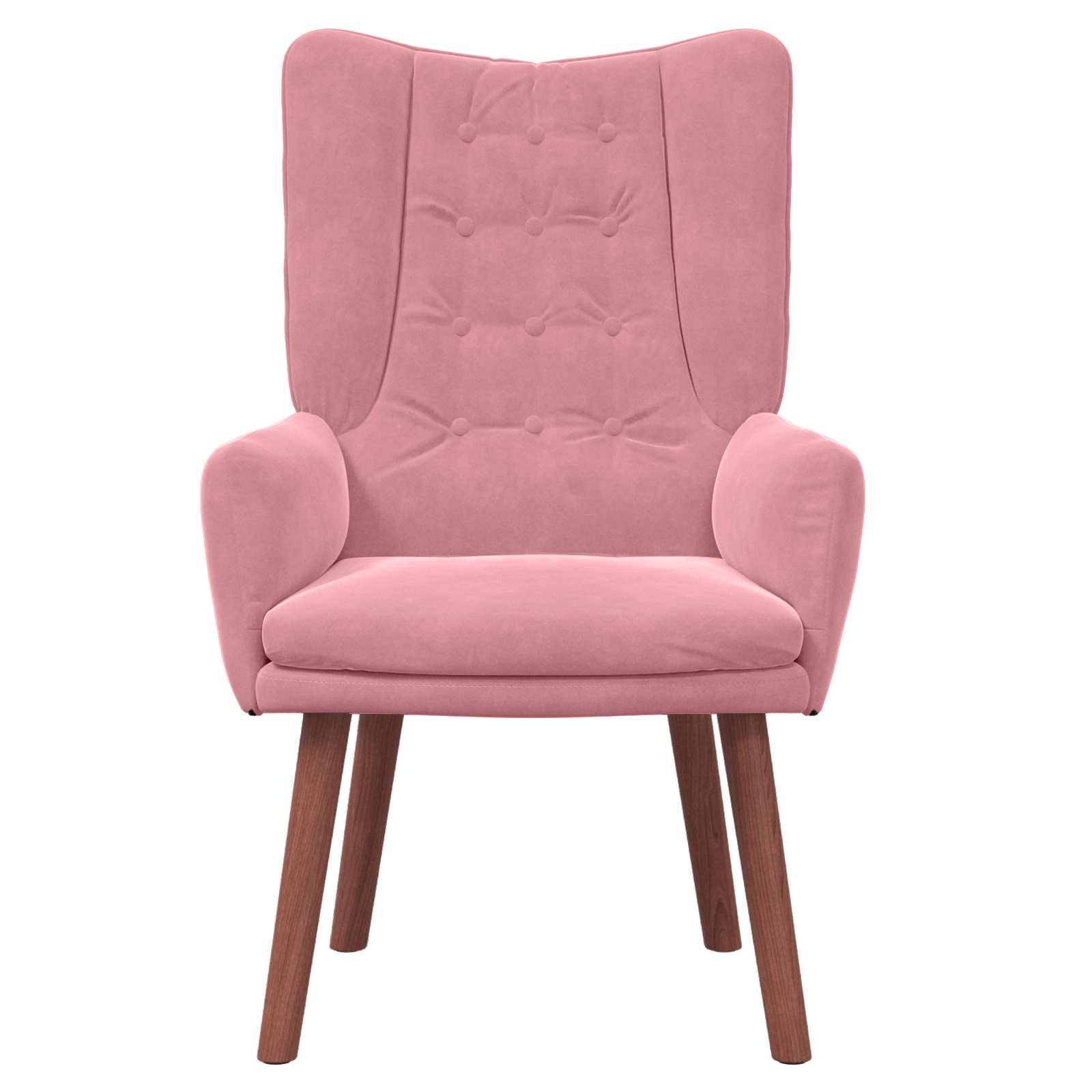 Fauteuil Roze 63 X 67 X 94 Cm Fluweel