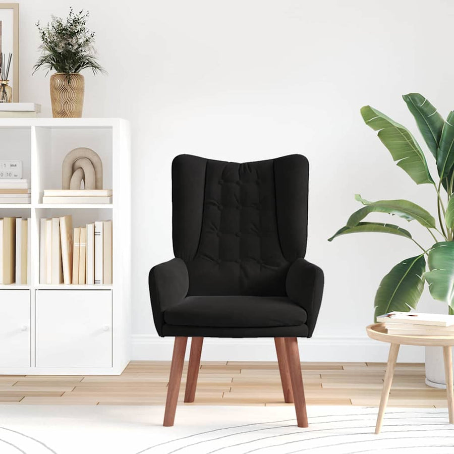Fauteuil Zwart 63 x 67 x 94 cm Fluweel