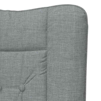 Fauteuil Lichtgrijs 63 x 67 x 94 cm Stof en multiplex