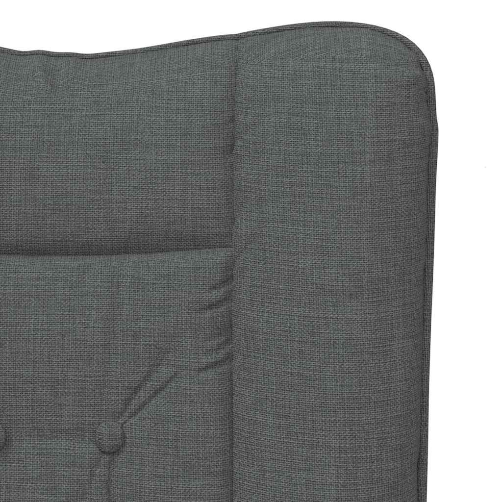 Fauteuil Donkergrijs 63 x 67 x 94 cm Stof en multiplex