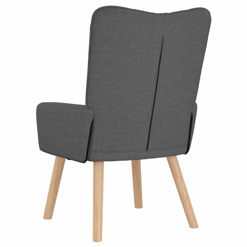 Fauteuil Donkergrijs 63 x 67 x 94 cm Stof en multiplex