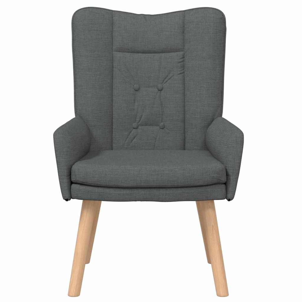 Fauteuil Donkergrijs 63 x 67 x 94 cm Stof en multiplex