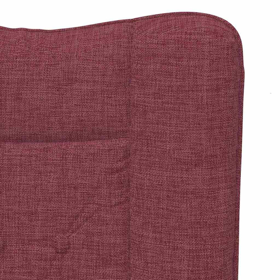 Fauteuil Wijnrood 63 x 67 x 94 cm Stof en multiplex